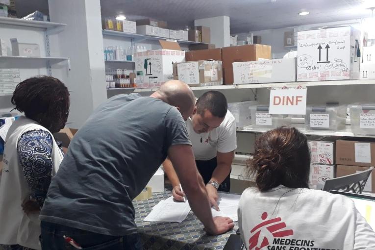 Donations de matériel médical à destination des hôpitaux de l’enclave palestinienne.