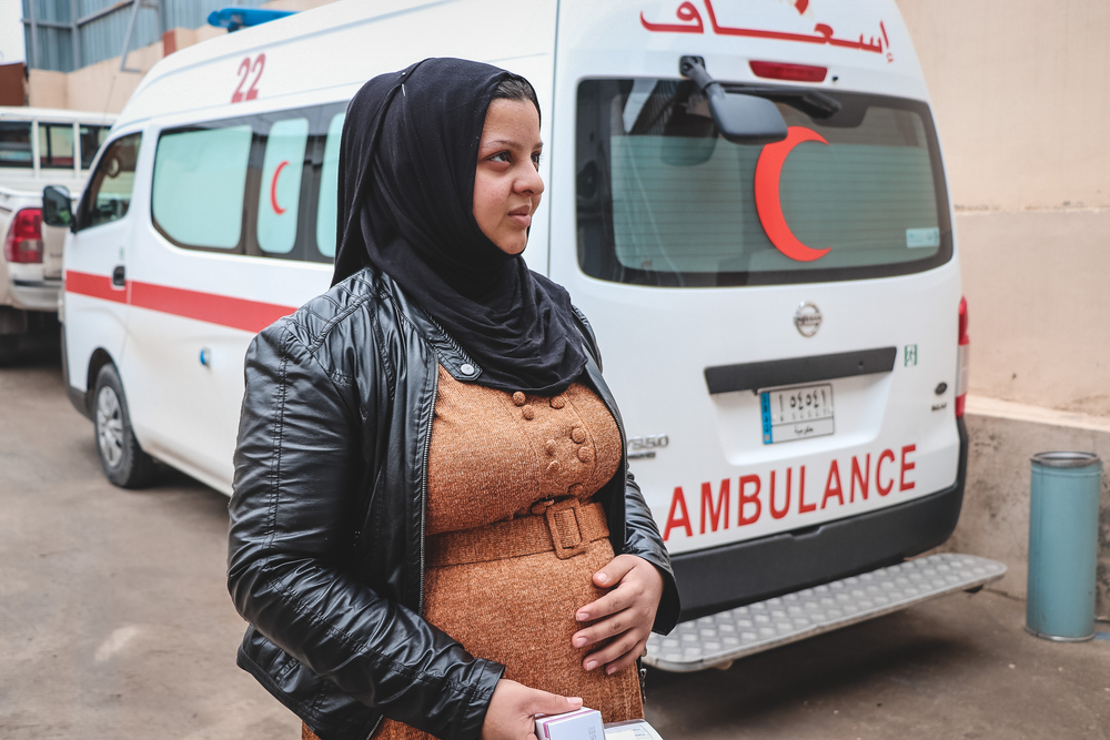 maram jeune femme enceinte irak