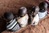 Des enfants dans le camp de réfugiés de Nduta, Ouagadougou, Burkina Faso. © Erwan Rogard, août 2017