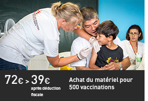 Achat du matériel pour 500 vaccinations