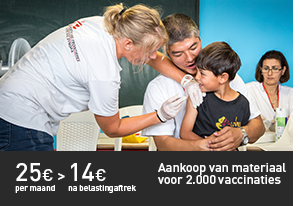 Aankoop van materiaal voor 2.000 vaccinaties