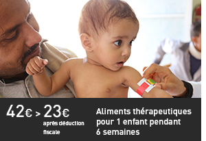 Aliments thérapeutiques pour 1 enfant pendant 6 semaines