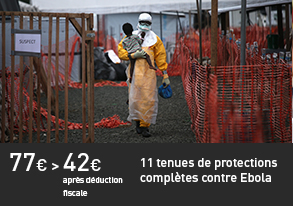 11 tenues de protections complètes contre Ebola
