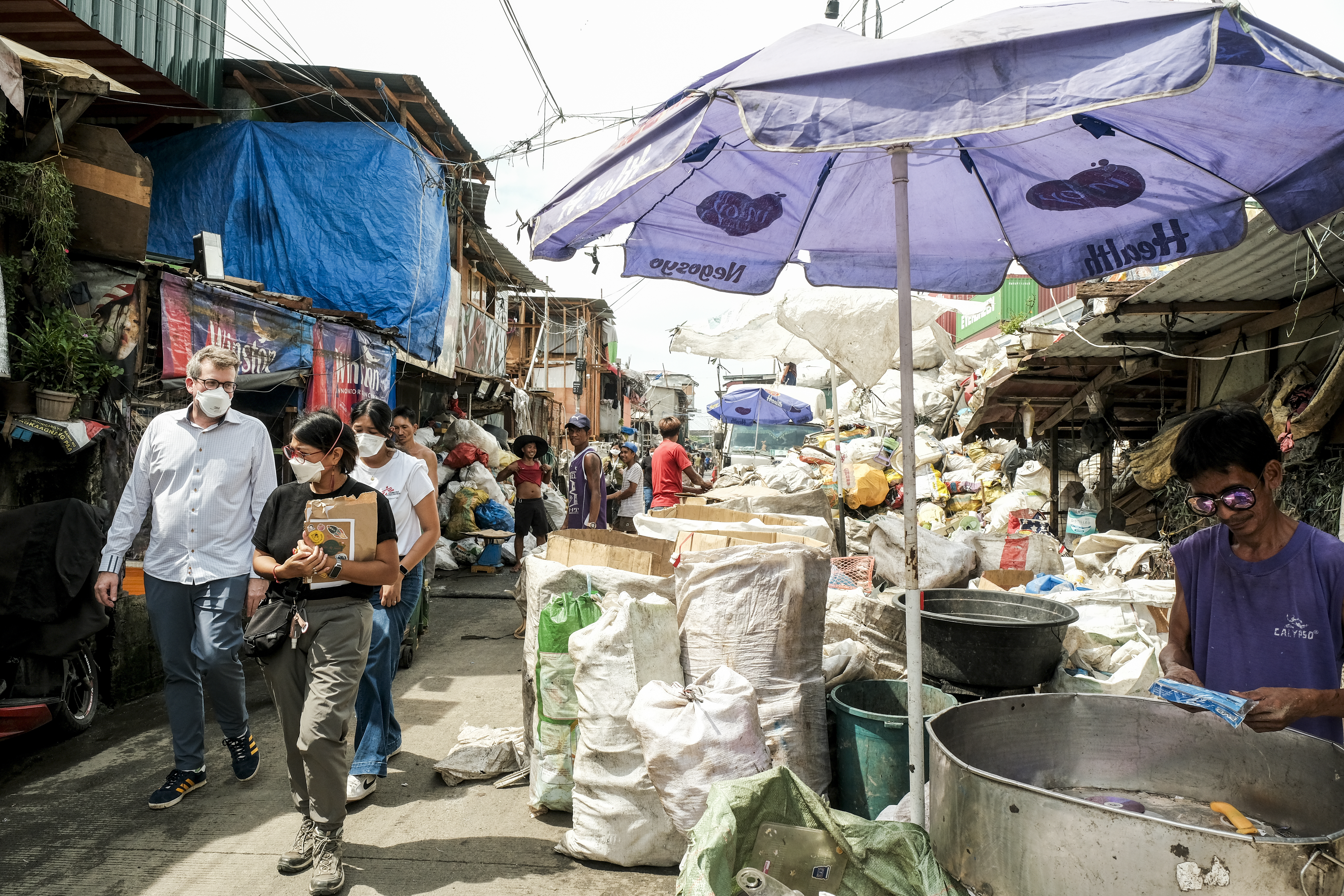 John Green visits our TB project in Manila
