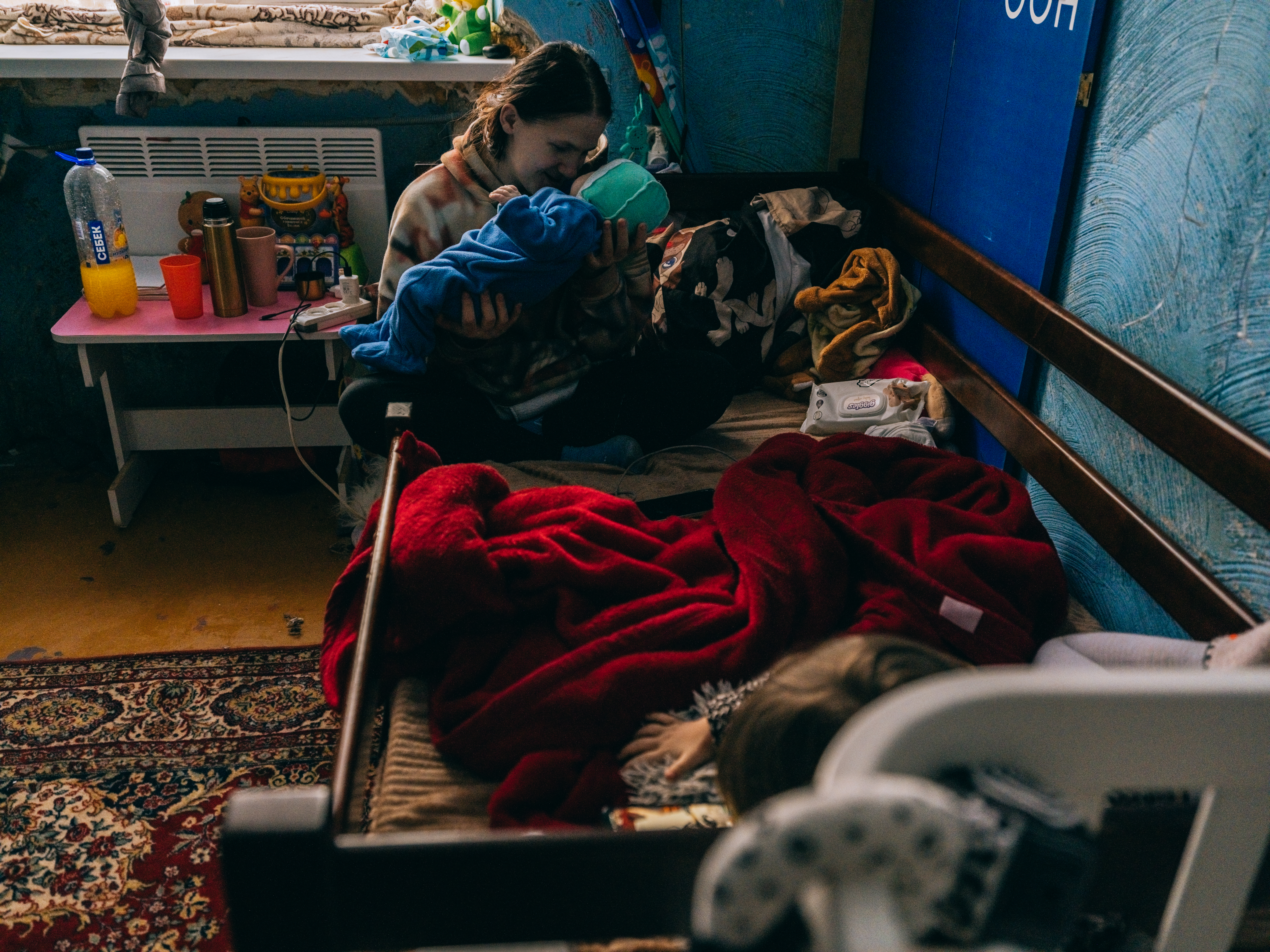 Damir is two months old, he has big blue eyes and a loud voice. In the morning, his crying can be heard from the hallway. Damir has been bathed twice in his entire life: the first one immediately after he was taken from the maternity ward;
