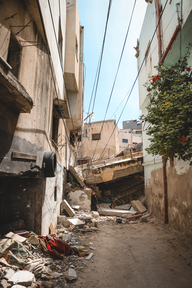 Jenin camp in the nord of the West bank