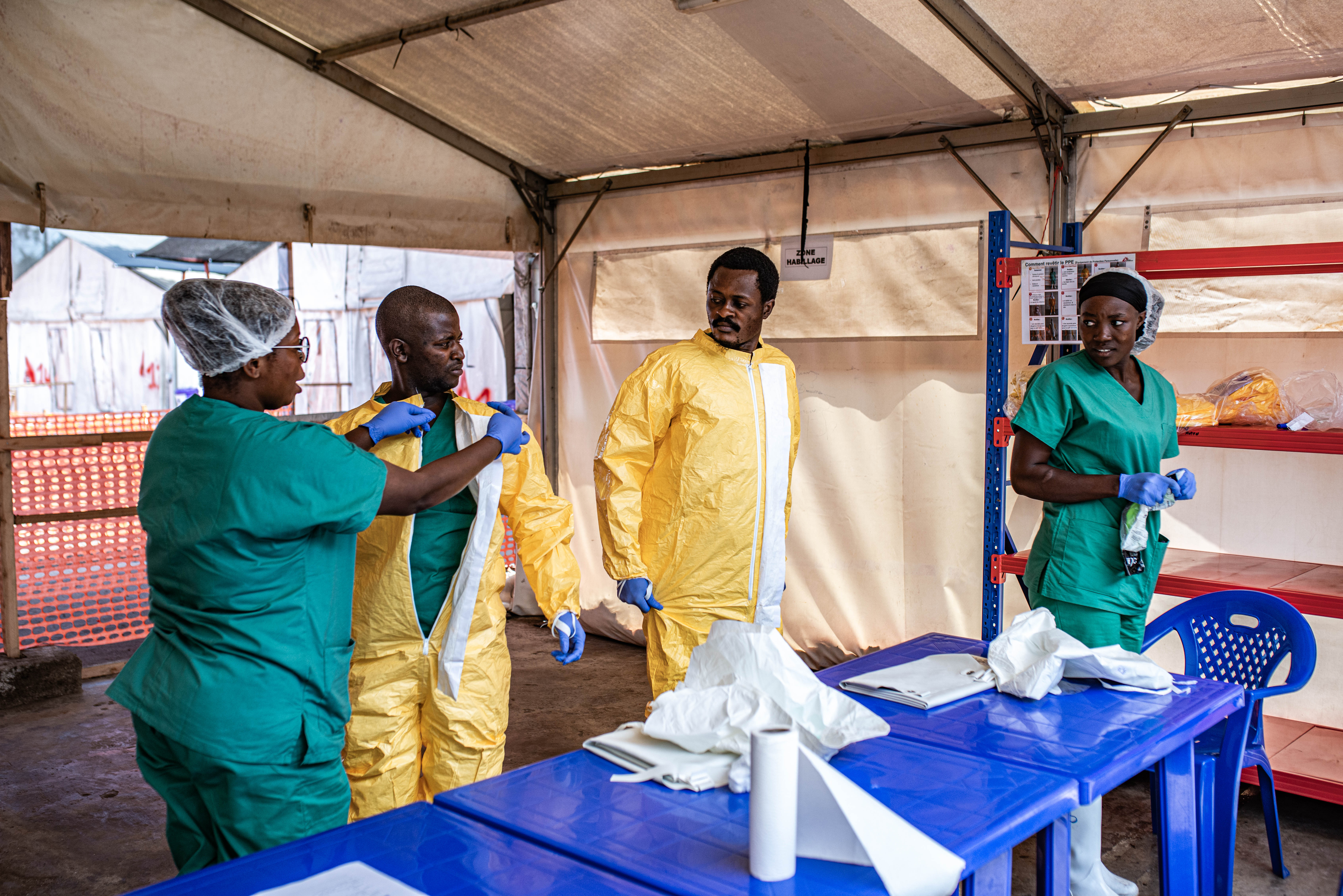 Ebola beschermingspakken