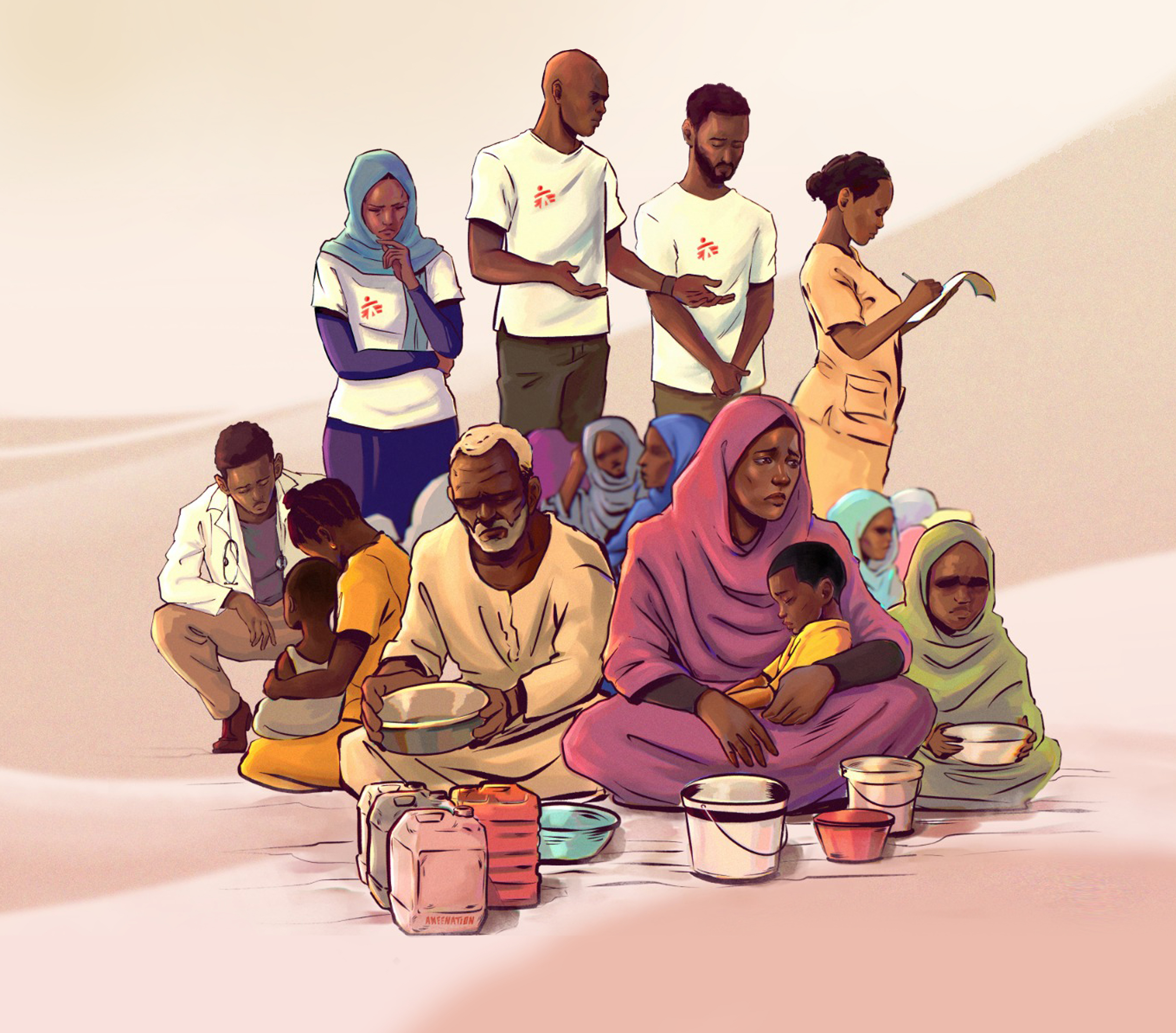 Copyright Mohamed El Amin/Khartoon Magazine for MSF