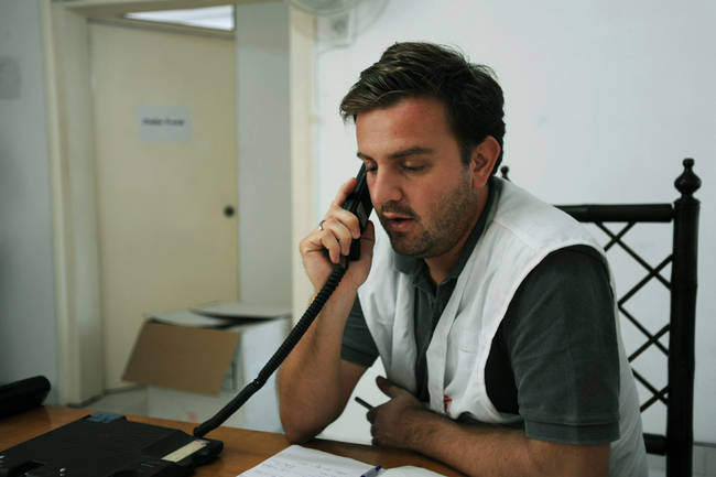 Renzo Fricke, coordinateur des opérations MSF en Afghanistan © Julie Remy/MSF