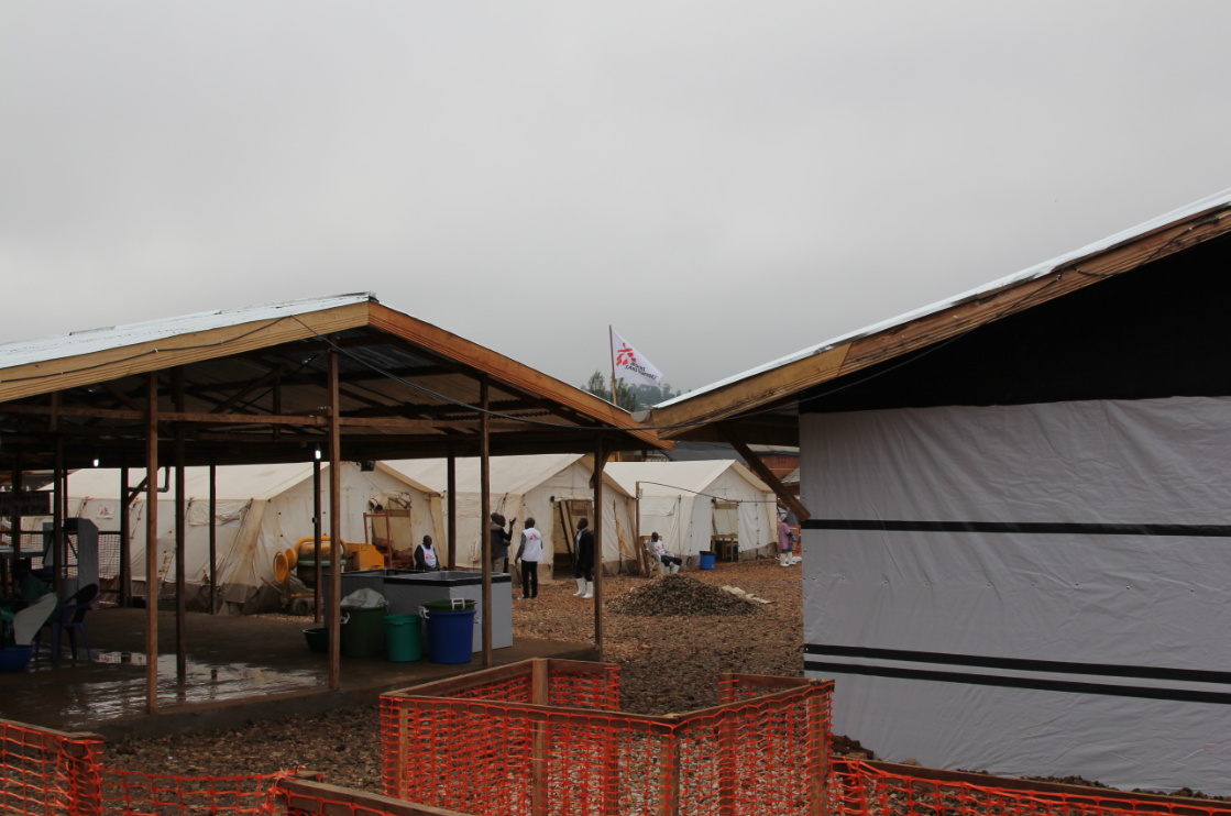 Le centre de transit MSF de Beni, en RDC. Novembre 2018