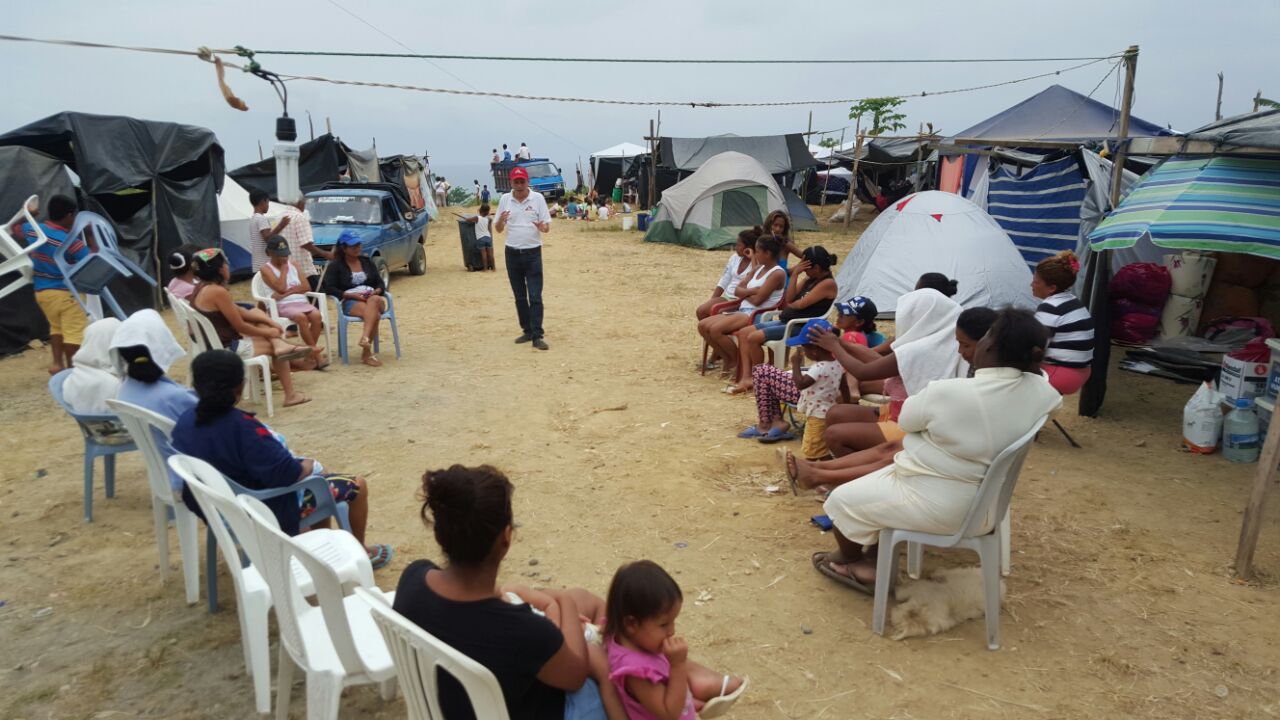 MSF apporte un soutien psychologique après le tremblement de terre en Équateur