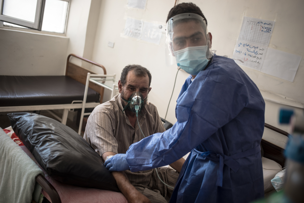 Tot juni hebben we COVID-19-patiënten behandeld in het ziekenhuis van Raqqa