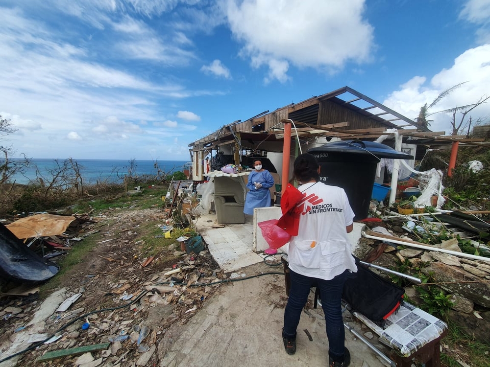 Na de passage van orkanen Eta en Iota in Hondura eind 2020 gingen onze teams meteen hulp bieden aan de zwaarst getroffen bevolking 