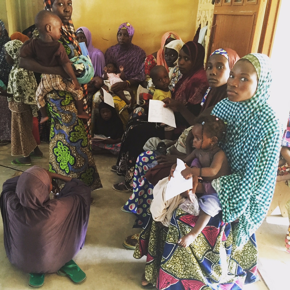 Dans la maternité MSF de Maiduguri, MSF prend chaque jour en charge près de 500 femmes et enfants.