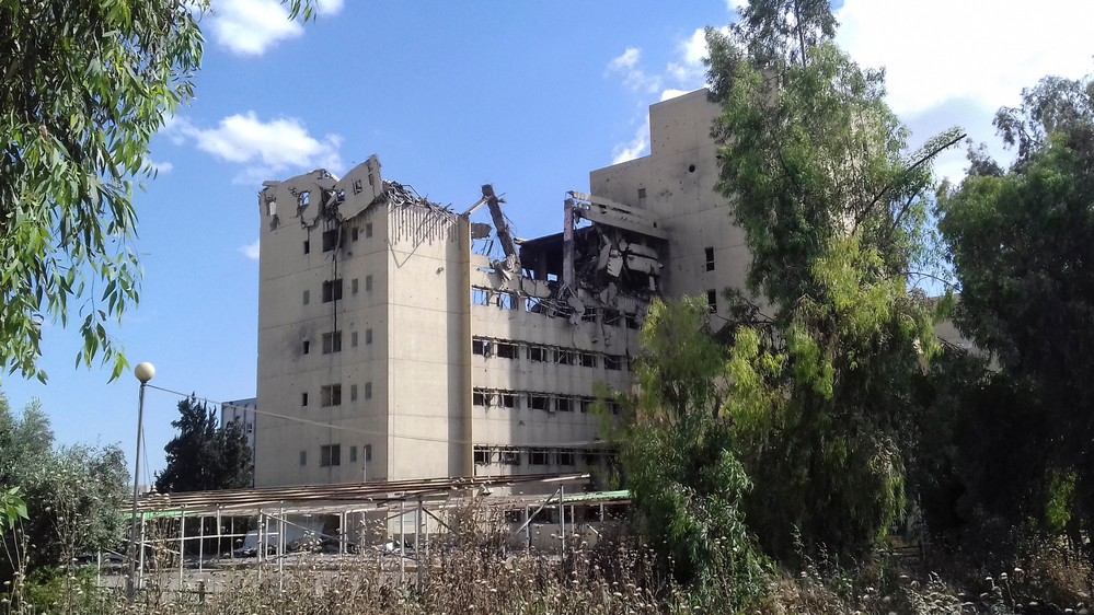 L'hôpital d'Al Salam, détruit lors de la bataille de Mossoul