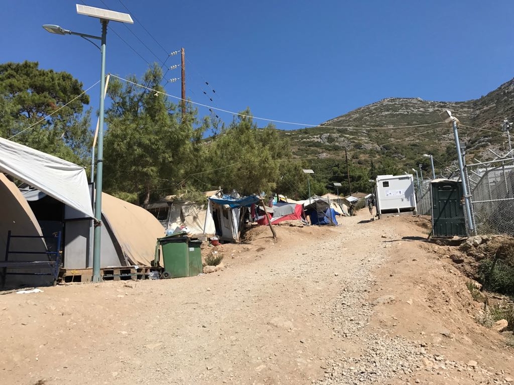 Un des camps à Samos