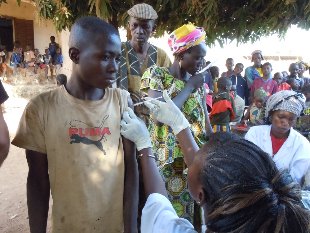 Het veelbelovende vaccin MenAfriVac werd in december 2010 geïntroduceerd in Mali. © Julie Damond/MSF. Mali, 2010.