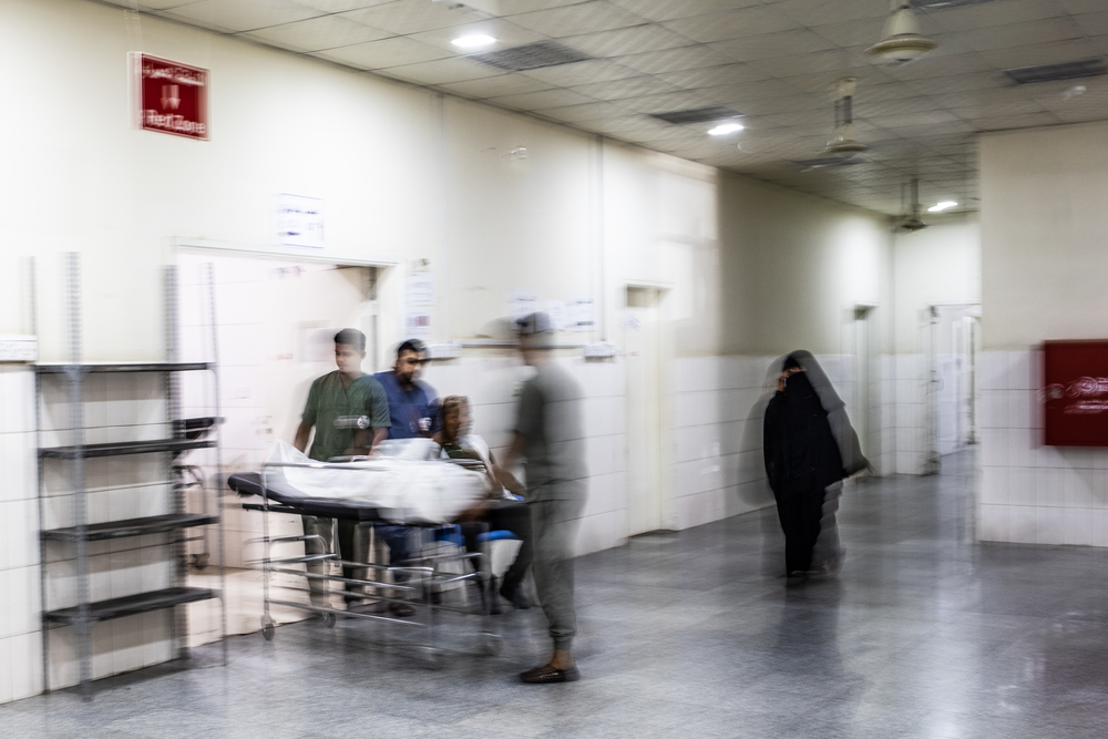 De spoedafdeling van ons ziekenhuis in Aden. We openden het ziekenhuis centraal ind e stad in 2012. © Agnes Varraine-Leca, dember 2018.