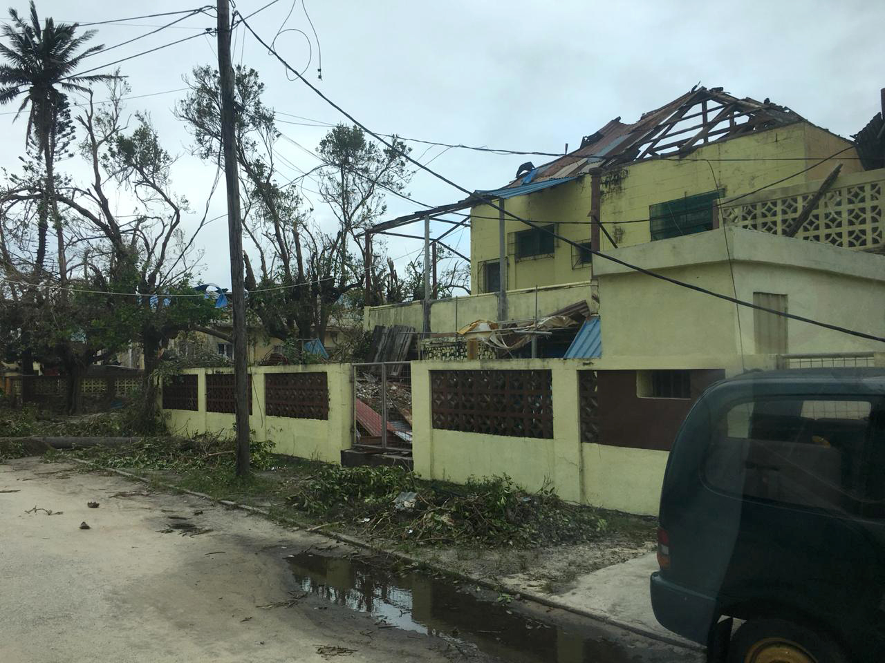 Talloze huizen hebben ernstige sschade opgelopen. © AZG, maart 2019.