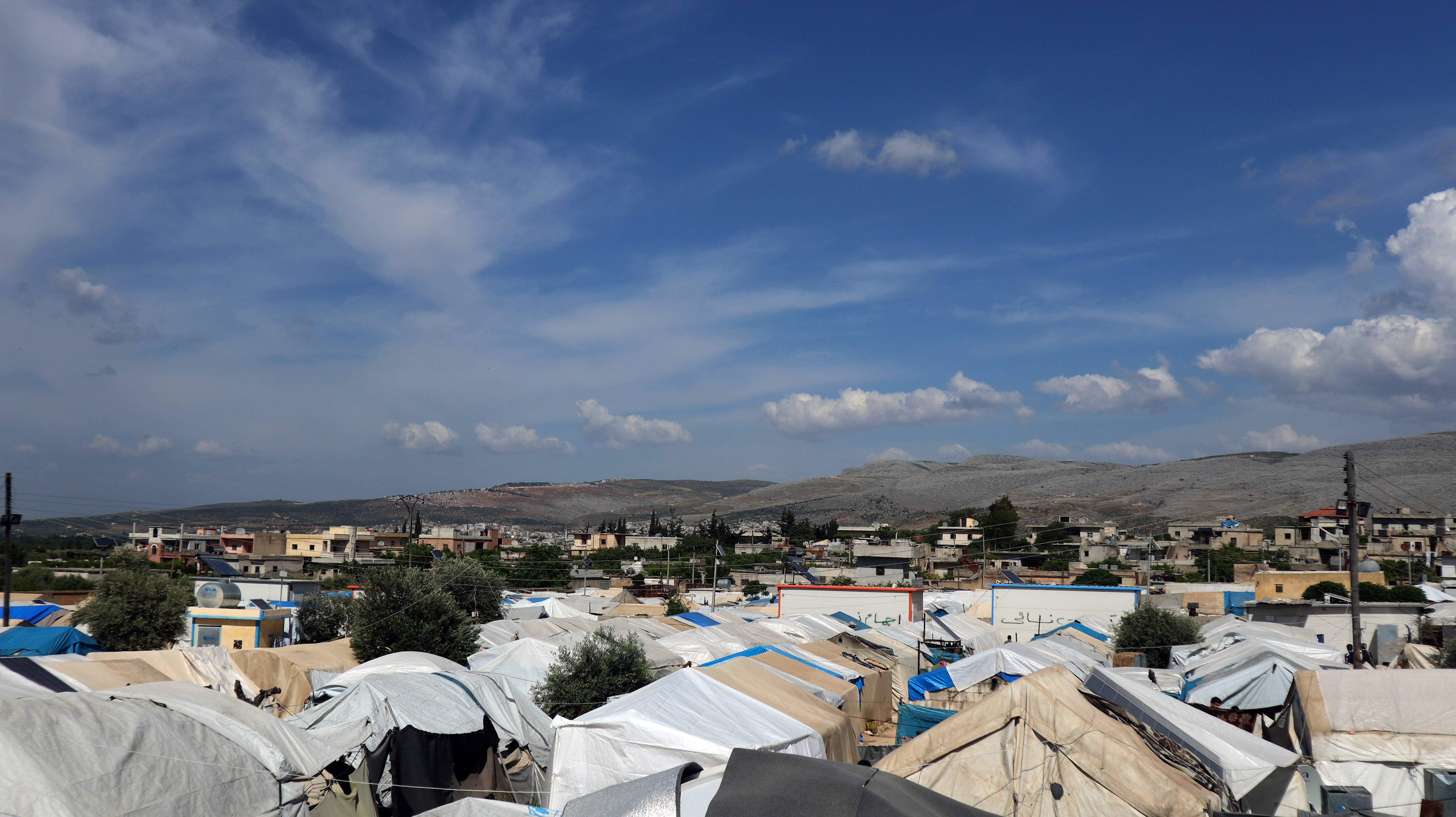 een kamp in Syrië