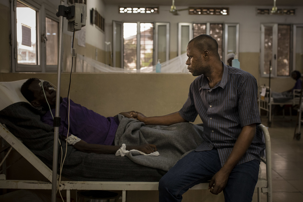 Patients au CHK de Kinshasa