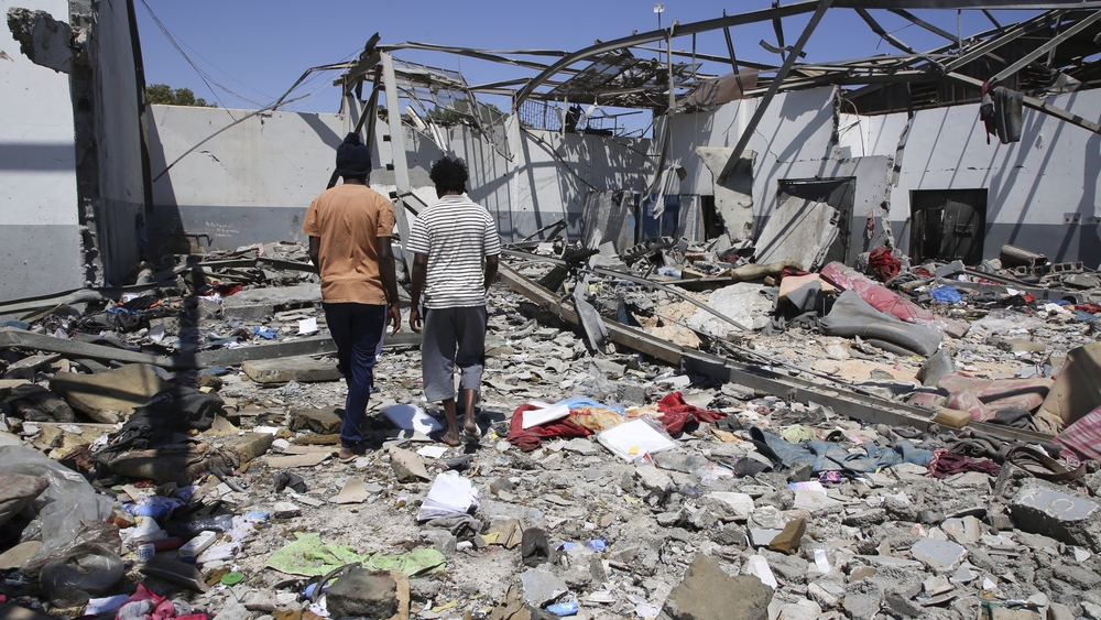 Centre de détention de Tajoura après la frappe aérienne du 3 juillet dernier