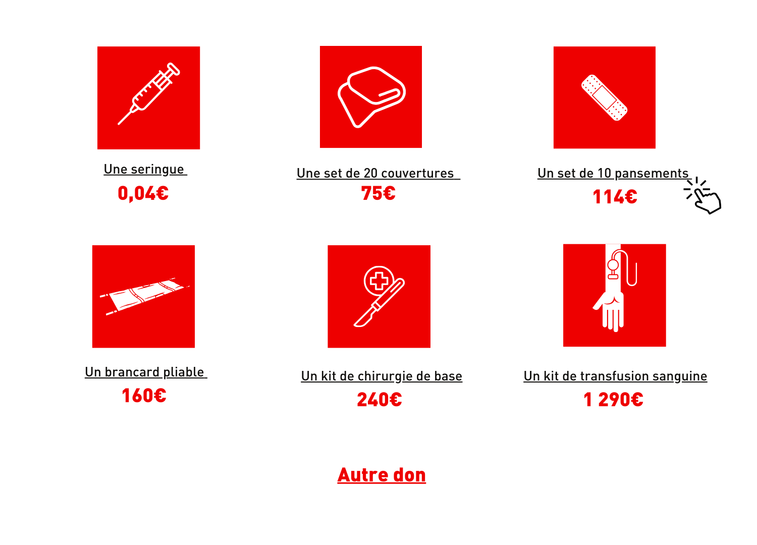 Chaque don fait la différence