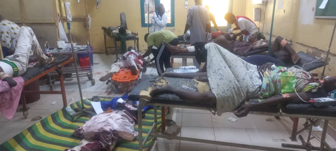 Het door AZG gesteunde ziekenhuis Bashair in het zuiden van Khartoem ontving meer dan 60 gewonde patiënten en 43 doden na een explosie op een markt op 10 september.