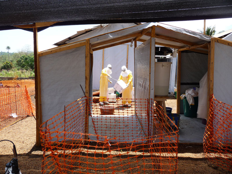 Ebola en Guinée. © Joffrey Monnier