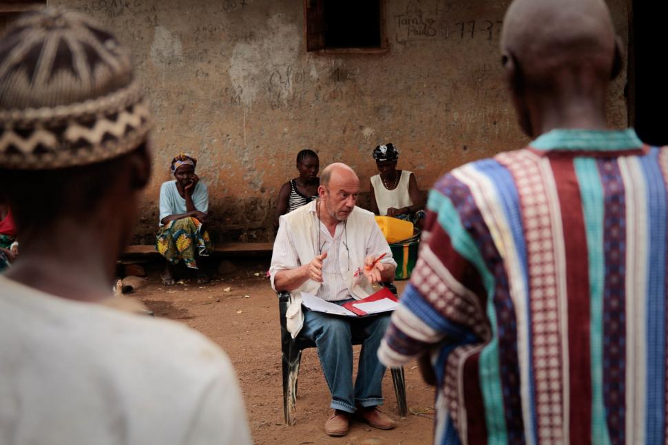 Epidemioloog Michel Van Herp, ebola, Guinee