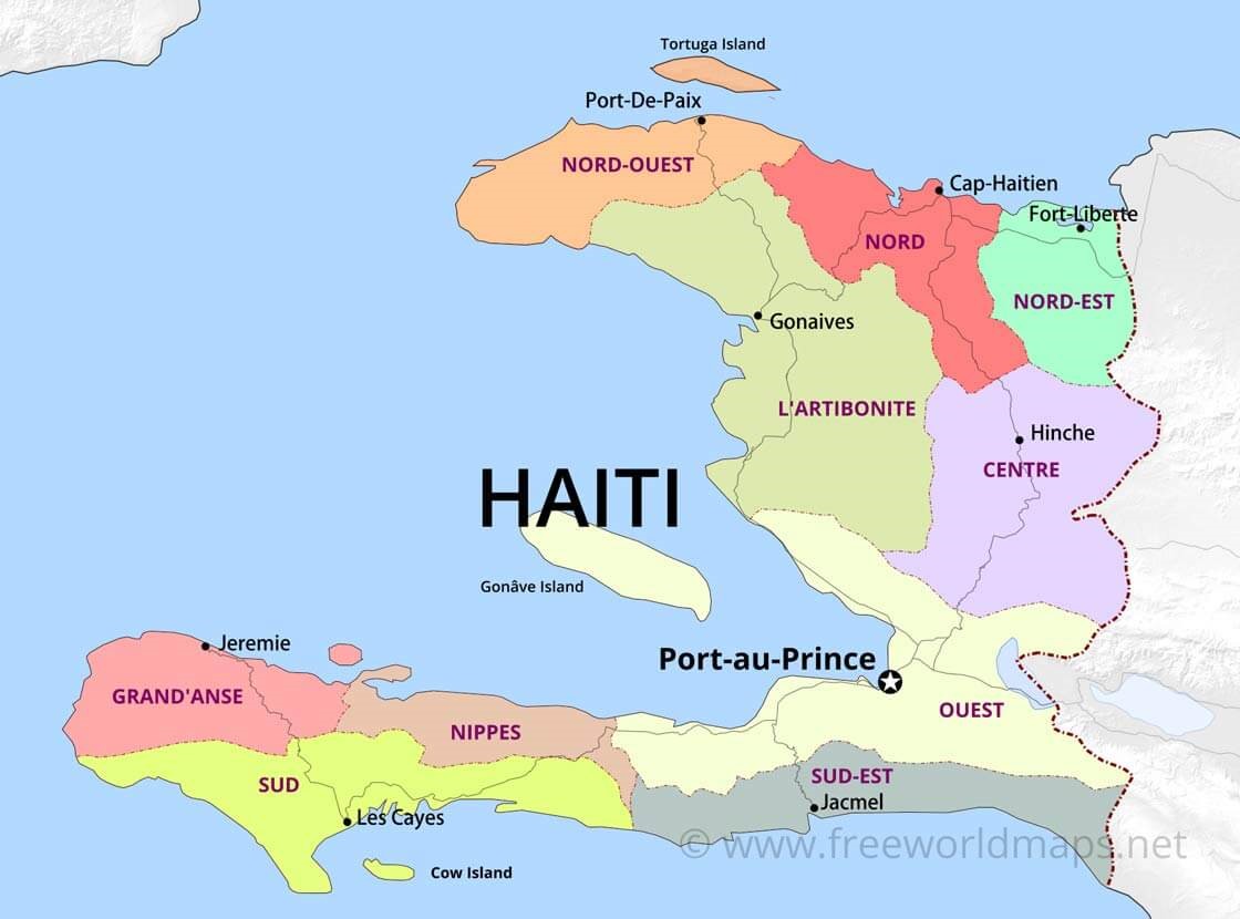 carte haïti