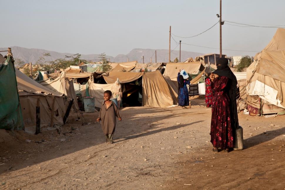 Het Al Mazraq-kamp, in Noord-Jemen © Anna Surinyach/AZG