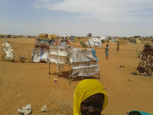Het vluchtelingenkamp El Sereif in Darfur. © AZG