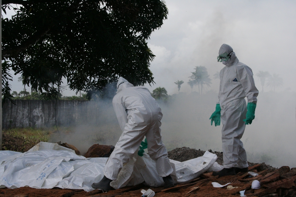 Crématorium de victimes d'Ebola à Monrovia, Liberia. © Caroline Van Nespen / MSF
