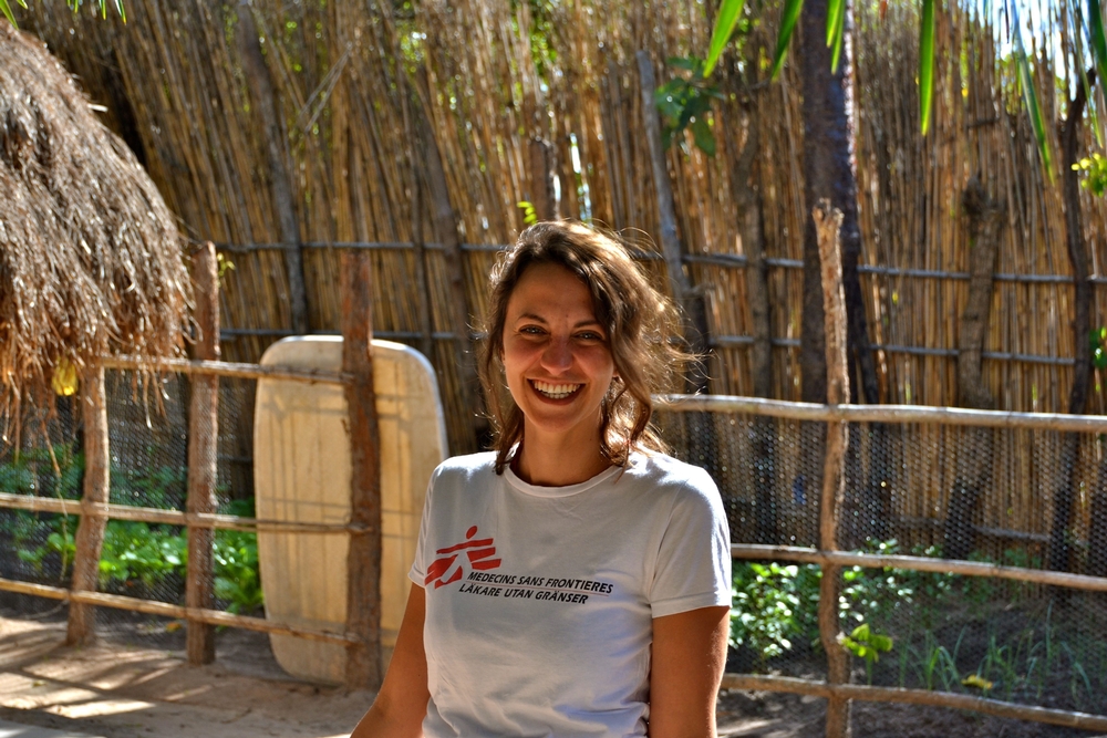 Dr Susanne Mortazavi à Shamwana, province du Katanga, octobre 2014.