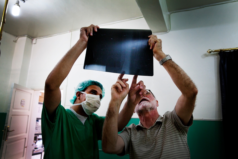 Un hôpital de MSF au nord de la Syrie (Gouvernorat d'Alep). 2013. © Anna Surinyach