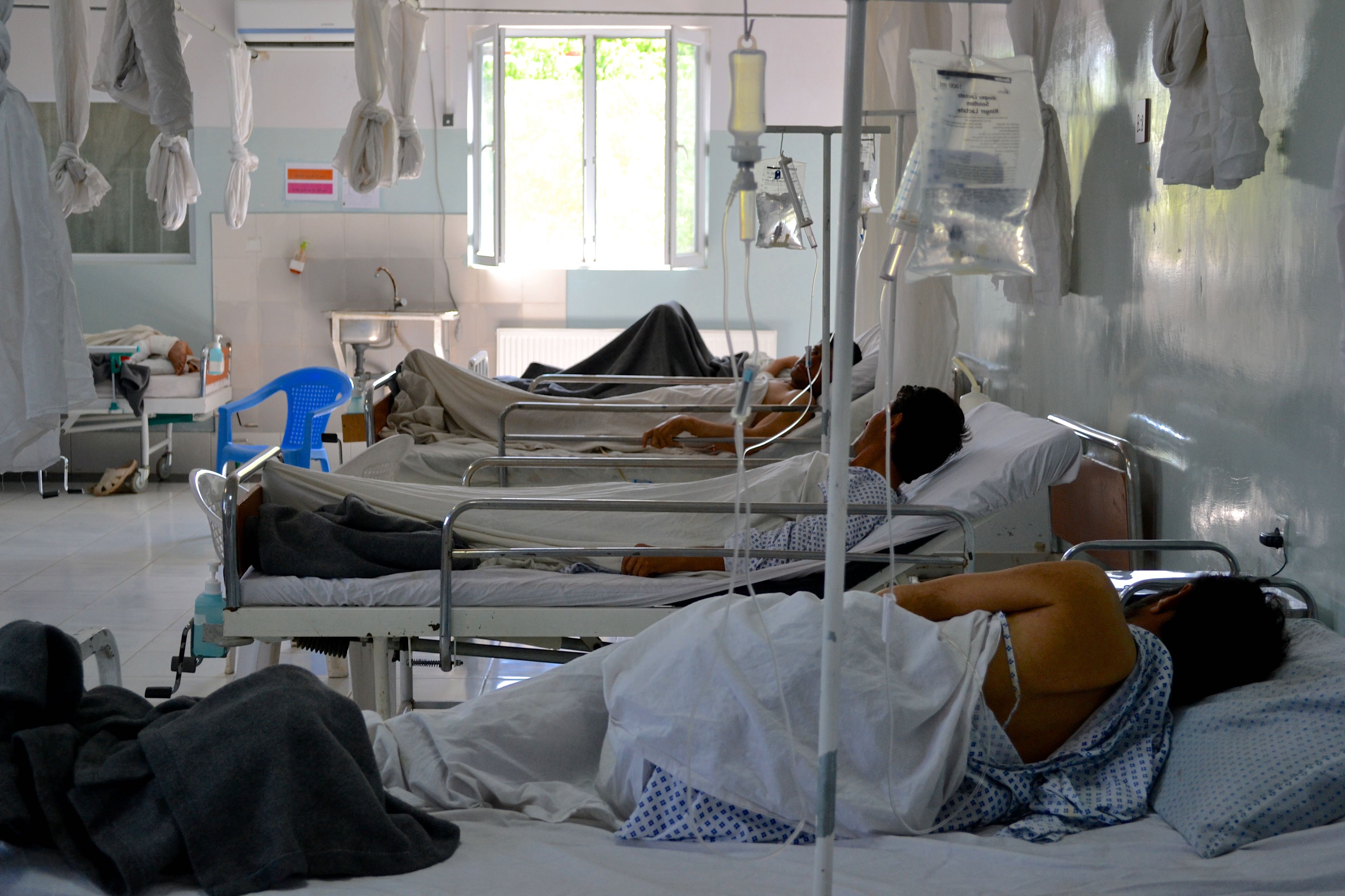 Het traumacentrum van AZG in Kunduz, Afghanistan. © Mathilde Vu/MSF