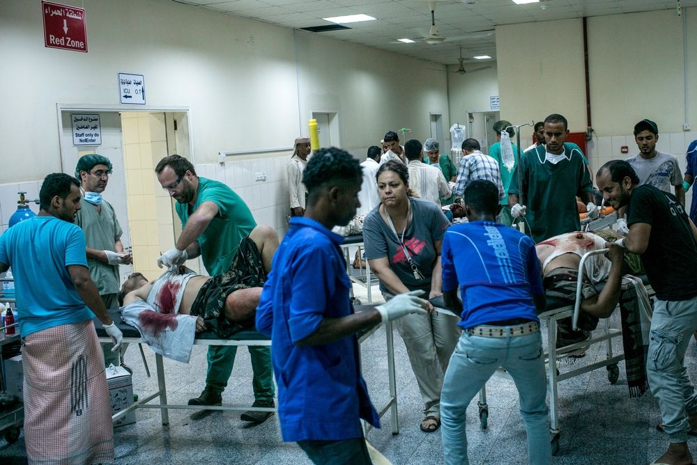 L'hôpital de MSF à Aden au Yémen © Guillaume Binet
