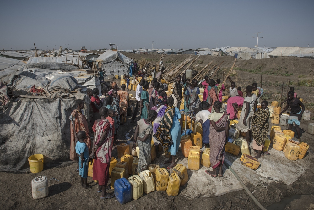 La population sud-soudanaise déplacée dans le camp de Malakal © Yann Libessard