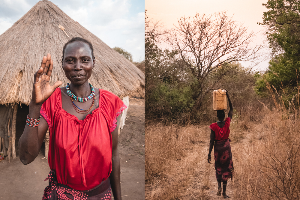 Roda James est une mère de quatre enfants et une productrice de maïs et de manioc. Elle est très heureuse que de l'eau potable soit désormais disponible. © Njiiri Karago, 4 mars 2022