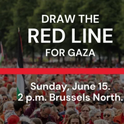 Draw the red line for Gaza