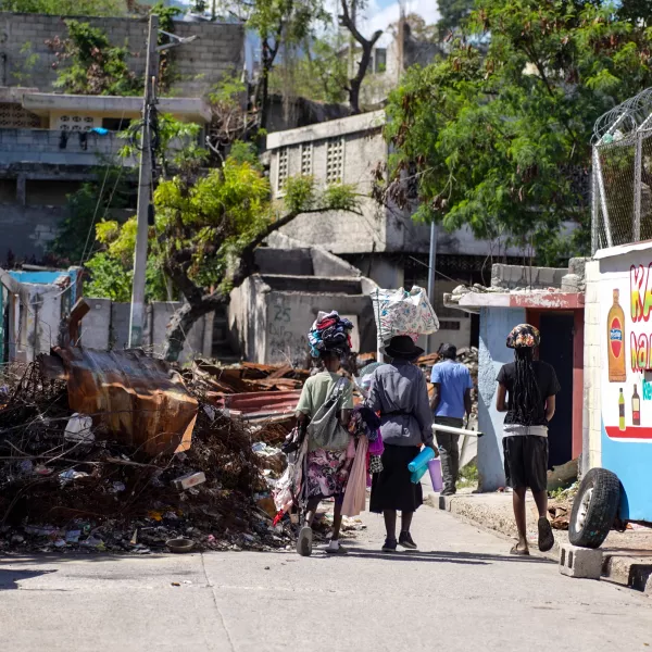 Streets in Haiti