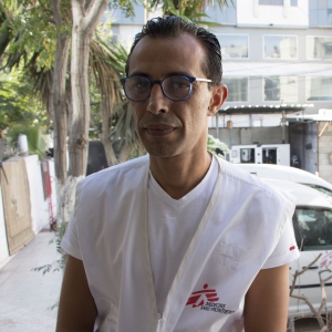 Dr Mohammed Abu Mughaiseeb, référent médical de MSF à Gaza