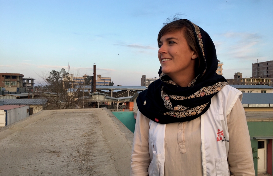 Anesthesiste Sofie in Afghanistan