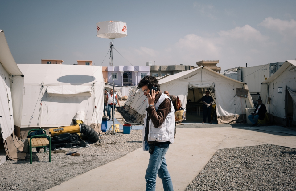 Jonathan Whittall in Mosul, Irak.