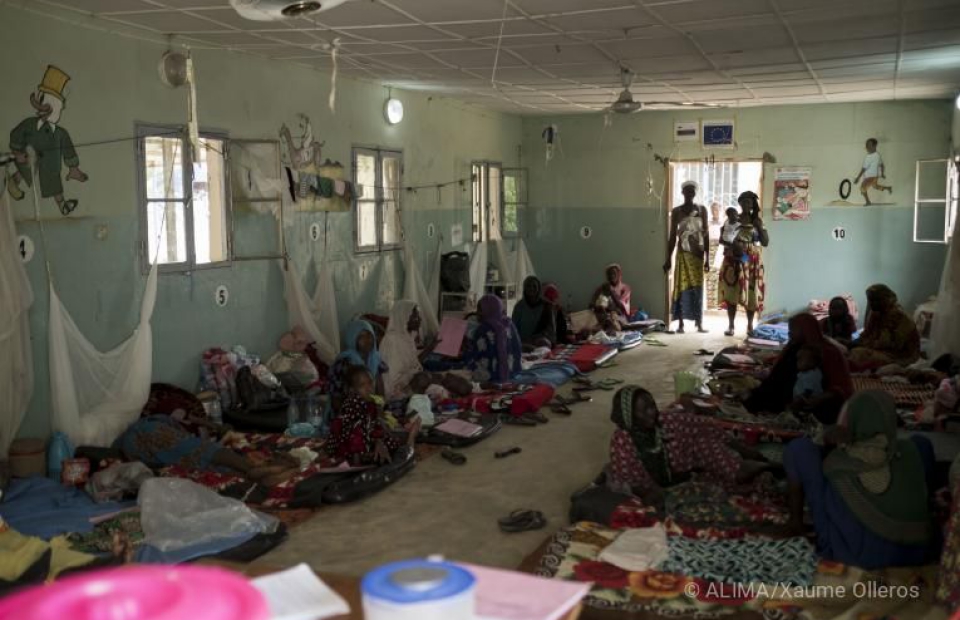 Centre de traitement nutritionnel d'Alima à N'Djamena en 2017 ©ALIMA/Xaume Olleros