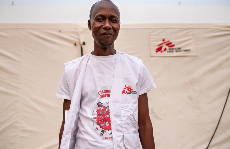 Simon, logisticien pour MSF © Dieter Tielemans. Kinshasa, 2016.