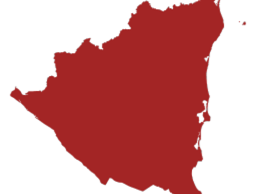 Carte des projets MSF au Nicaragua