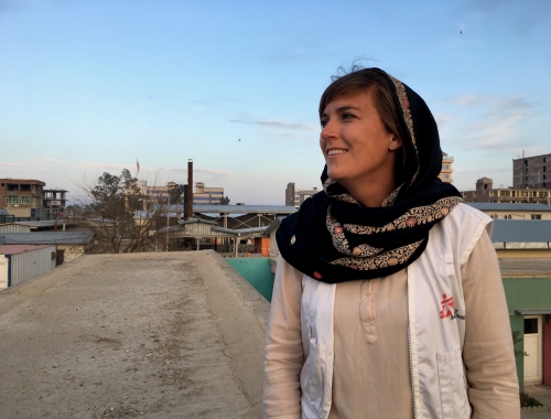 Anesthesiste Sofie en Afghanistan