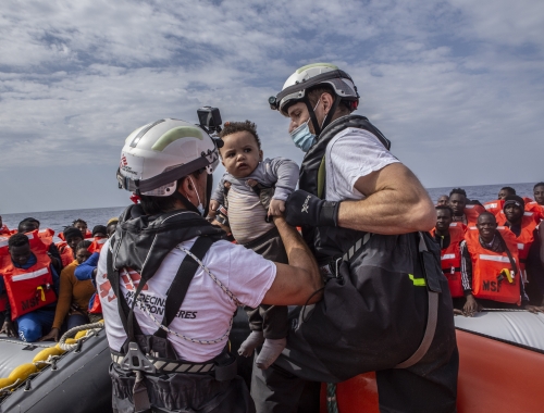 Sauvetage Italie Malete méditerranée mer migrant